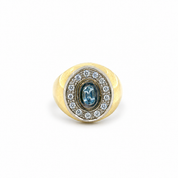 Anillo Chevalier Aguamarina