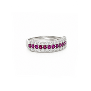 Anillo cintillo Ita Rubí