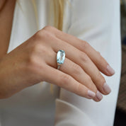 Anillo Aguamarina Malé