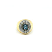 Anillo Chevalier Aguamarina