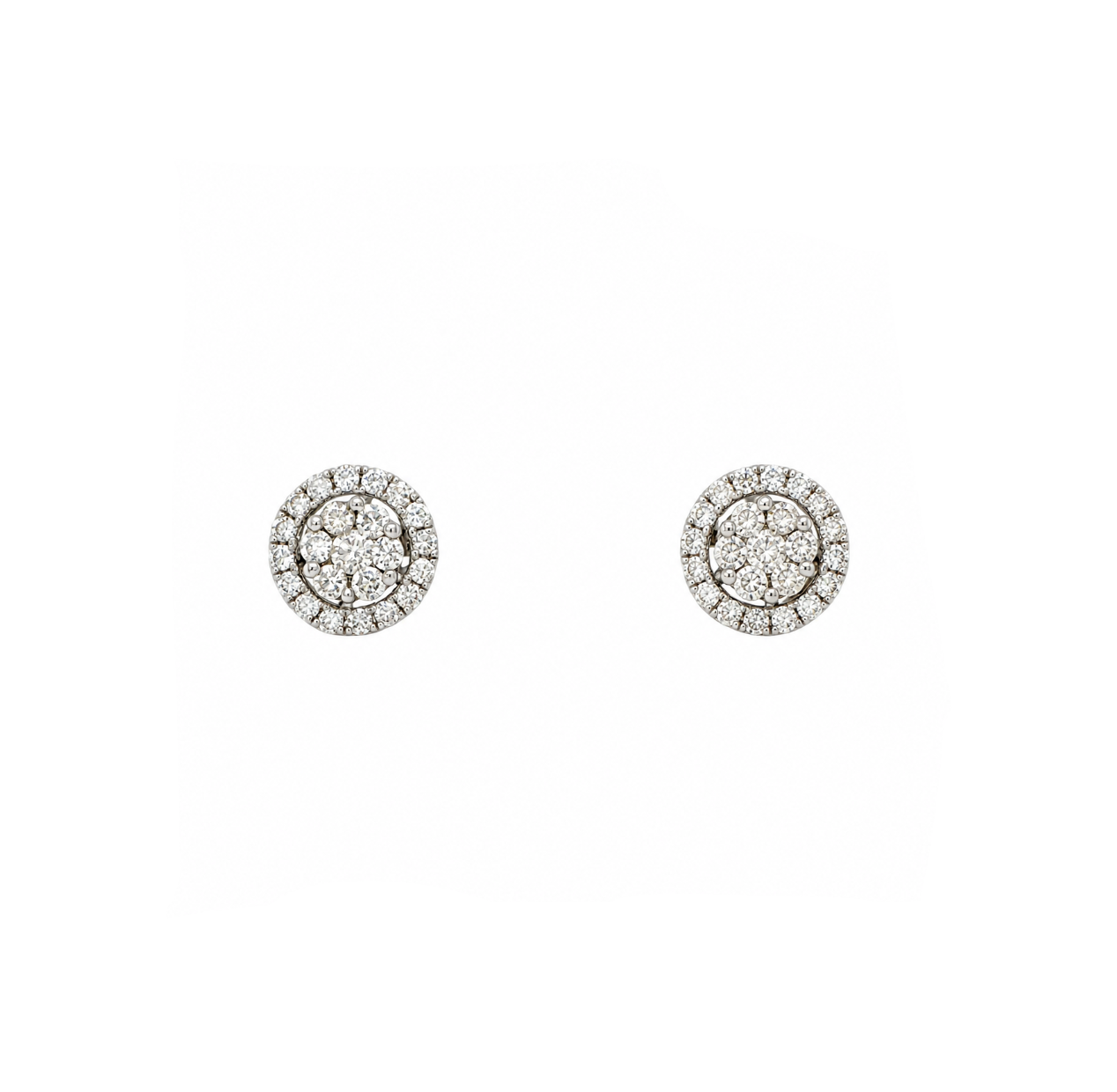 Aros Gaia Oro Blanco 18 Kilates