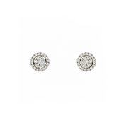 Aros Gaia Oro Blanco 18 Kilates