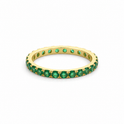 Anillo Sinfín Esmeralda