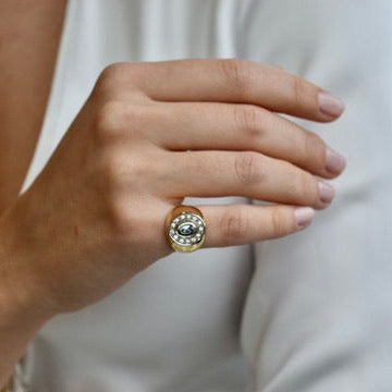Anillo Chevalier Aguamarina