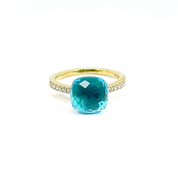 Anillo Pomellato Topacio London Blue