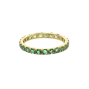 Anillo Sinfín Esmeralda