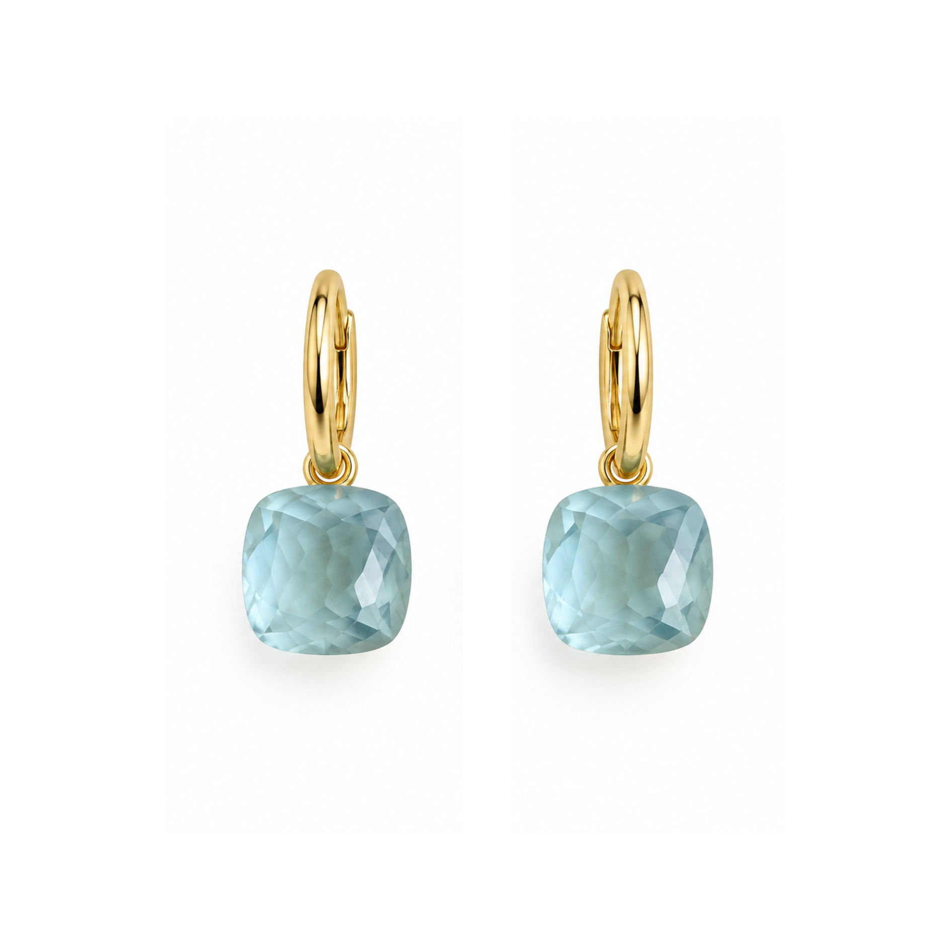 Aros Pomellato Topacio Oro Amarillo 18 Kilates