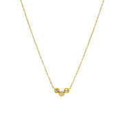 Collar trio diamantes