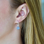 Aros Mila Zafiro azul