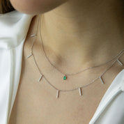 Collar Palitos diamantes