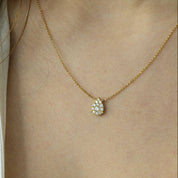 Collar Gota diamantes