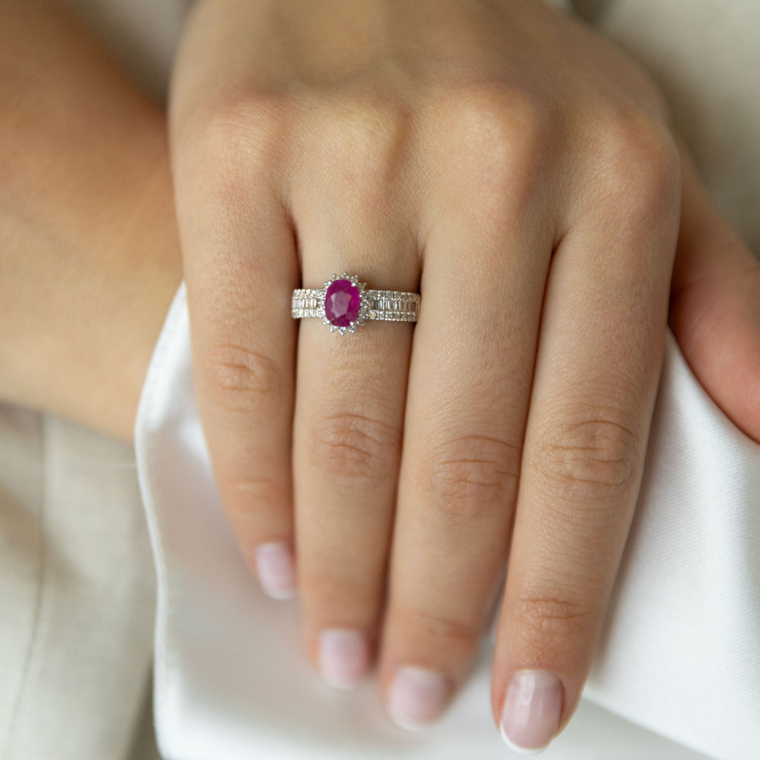Anillo Bianca rubí