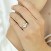 Anillo Mel diamantes