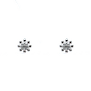 Aros Aura Oro Blanco 14 Kilates