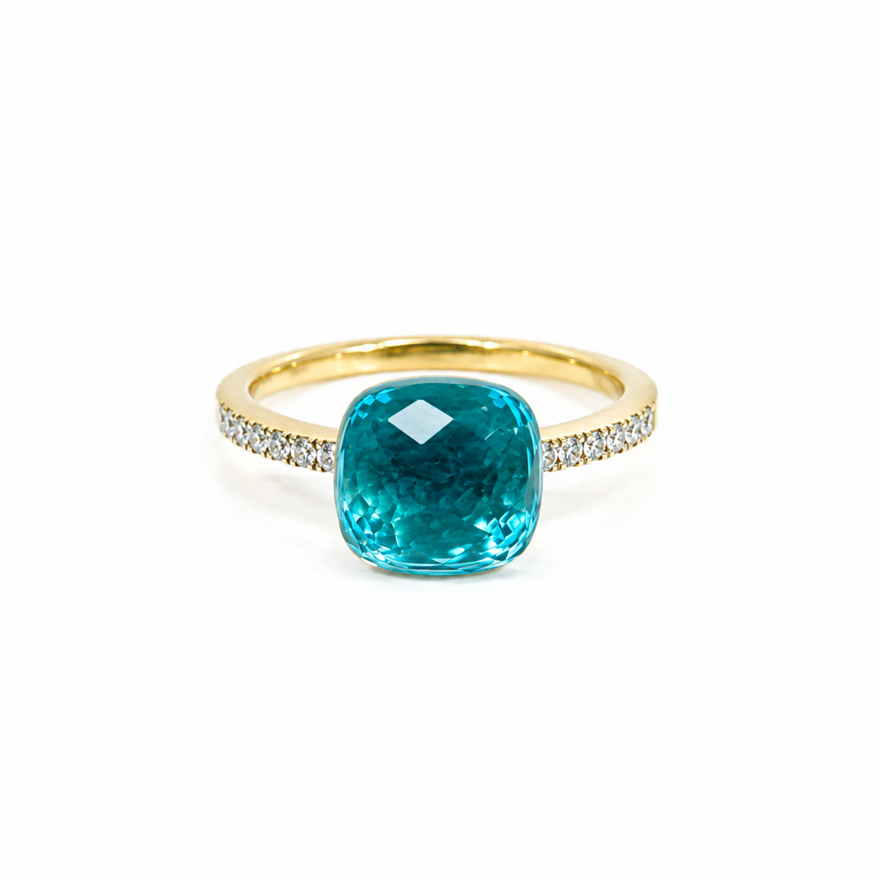 Anillo Pomellato Topacio London Blue