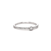 Anillo solitario diamantes