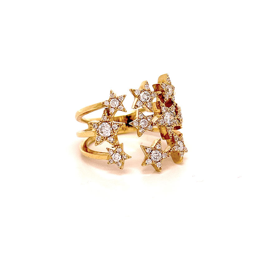 Anillo Stars - Aguamarina Joyas