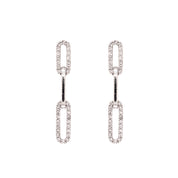 Aros Clip diamantes - Aguamarina Joyas