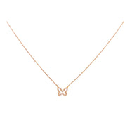 Collar mariposa hueca