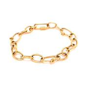 Pulsera Eslabones nudo - Aguamarina Joyas