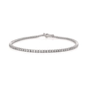 Pulsera tennis diamantes - Aguamarina Joyas