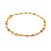Pulsera zafiros de colores round