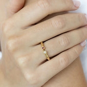 Anillo esclava rubí