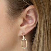 Aros eslabones y diamantes