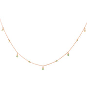Collar colgantes esmeraldas