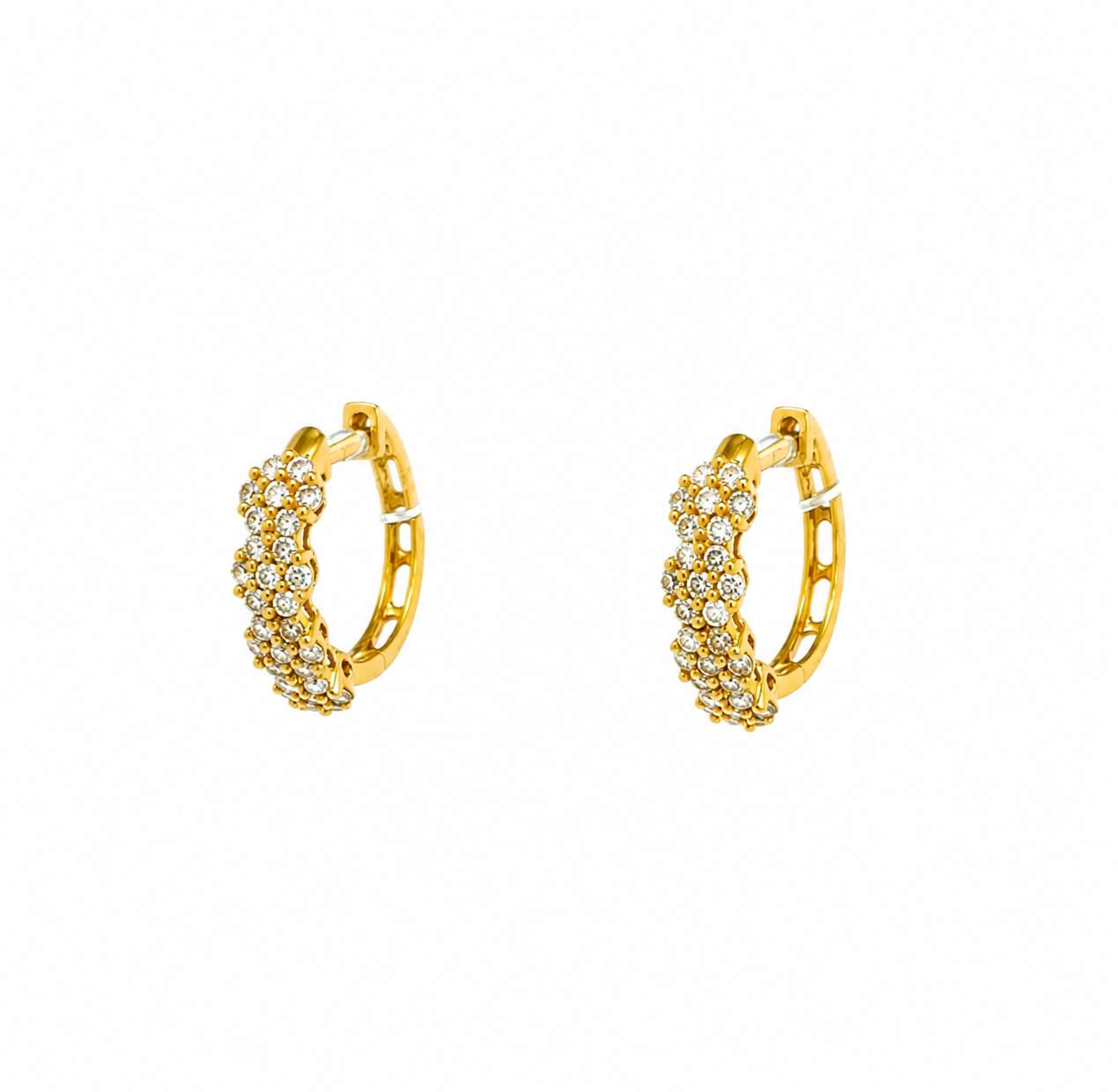 Argollas Mia Oro Amarillo 18 Kilates Diamantes