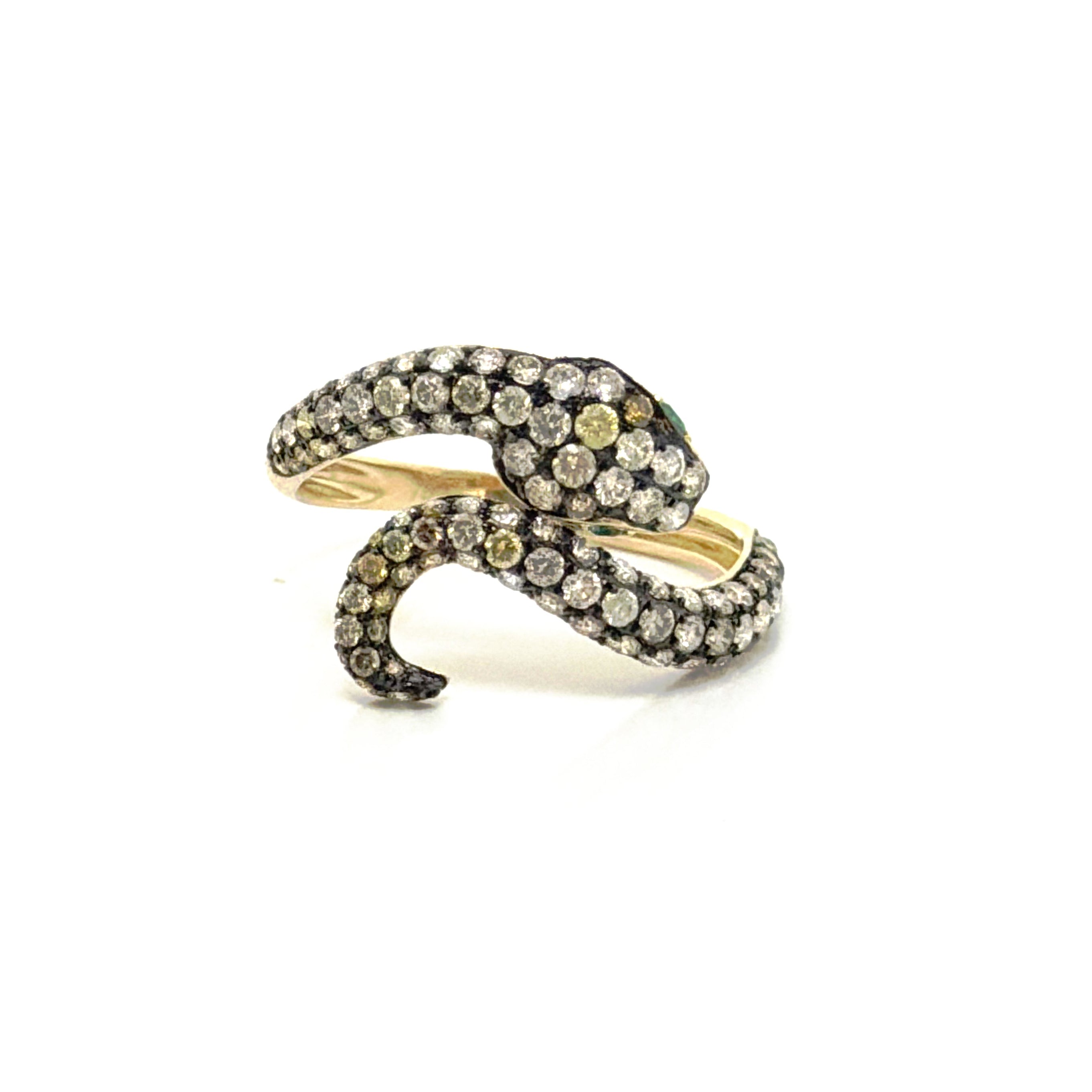 Anillo Serpiente Diamantes