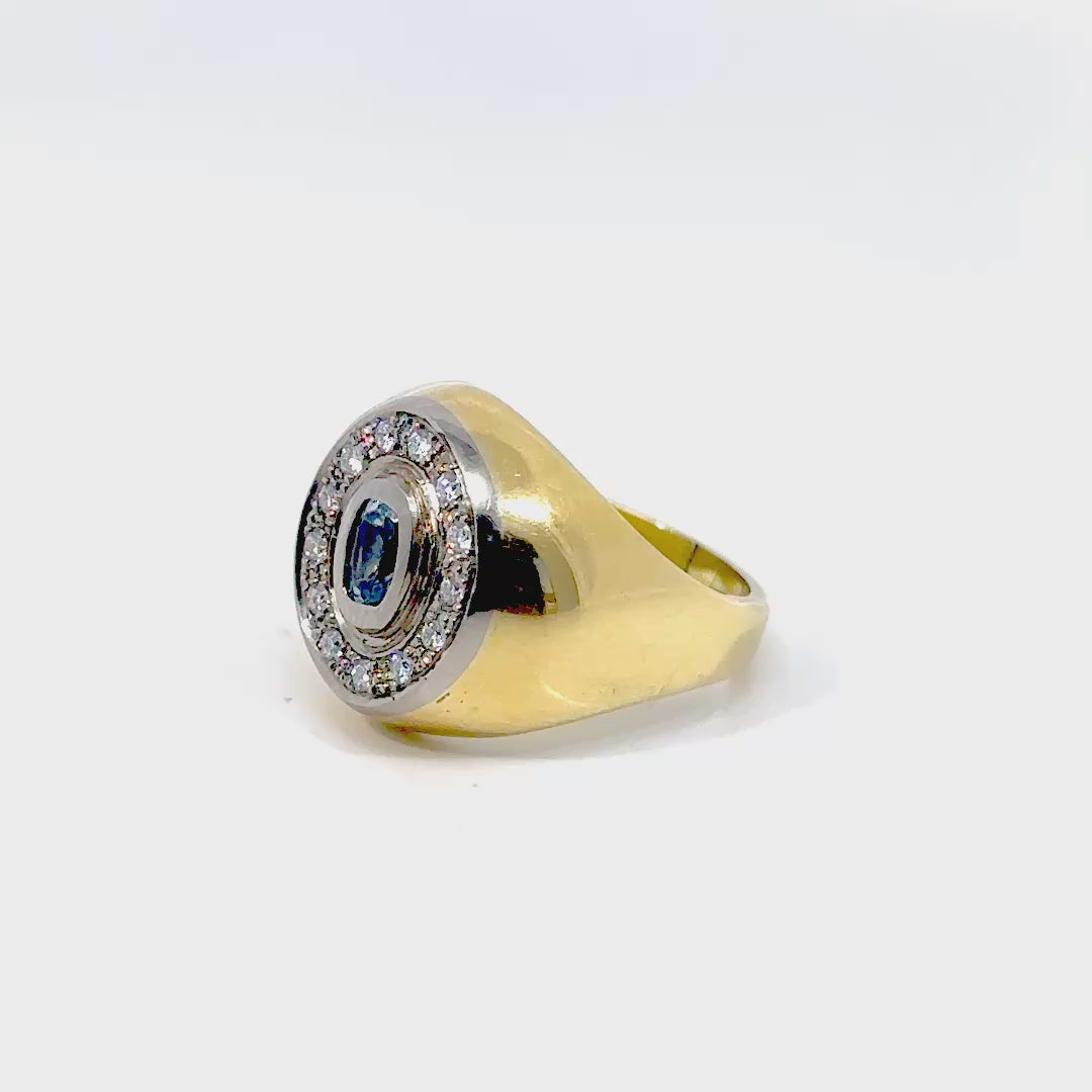 Anillo Chevalier Aguamarina