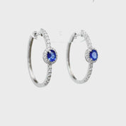 Argollas Laura Zafiro azul