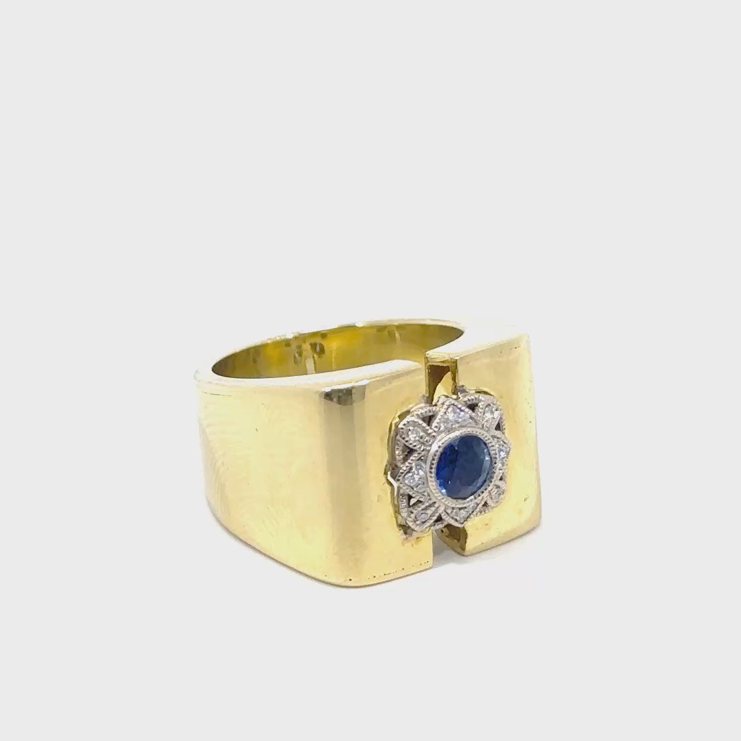 Anillo Chevalier Zafiro