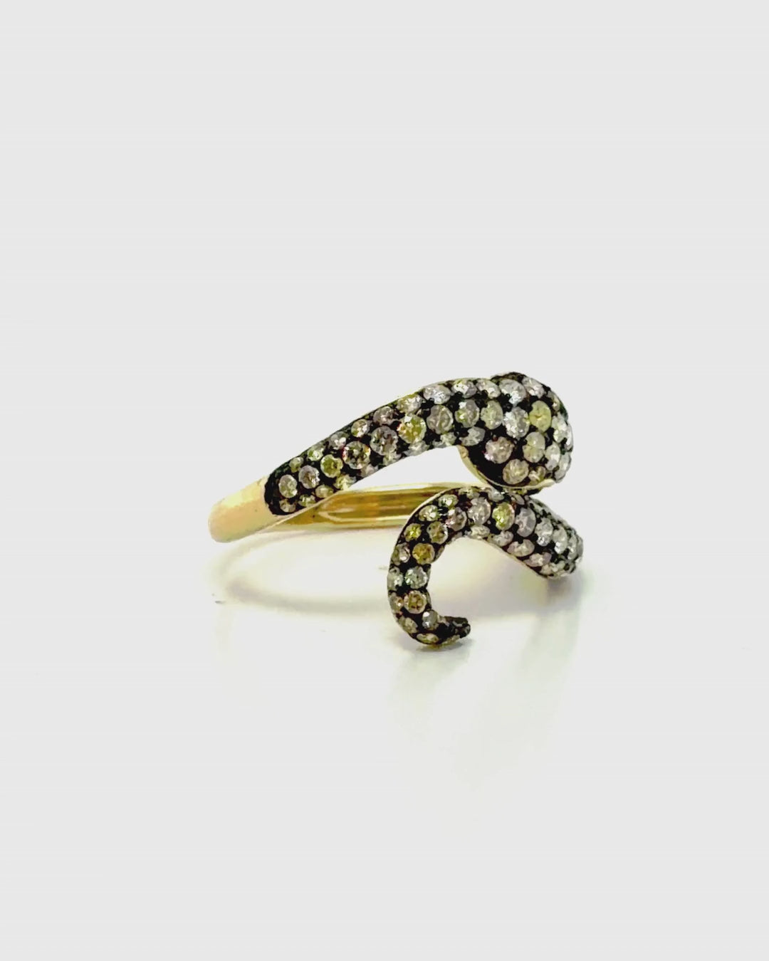Anillo Serpiente Diamantes