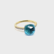 Anillo Pomellato Topacio London Blue